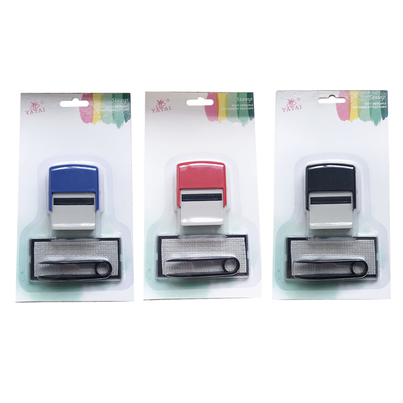 Rubber Date Stamp - ゴム印キット DIY カスタムパーソナライズセルフインキングビジネス住所名番号文字スタンプ手芸印刷ゴム印
