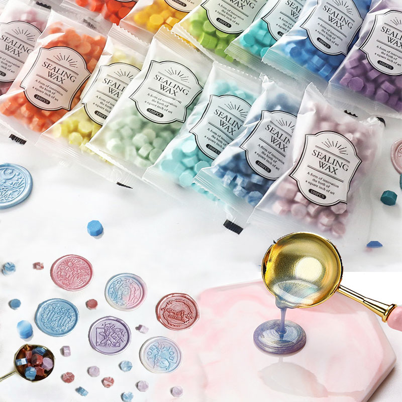 フィルムシール用レトロワックスビーズ,シール用,ゴールド,ウ - Wax Seal Stamp Set のレビューと価格
