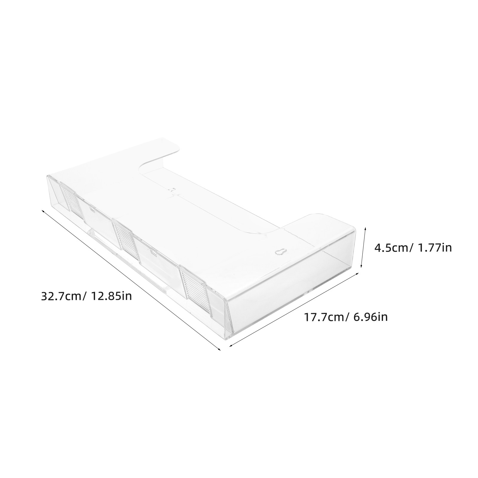 2個セット アクリル製 壁掛けファイルホルダー 透明 大容量 - Magazine Holder Rack のレビューと価格