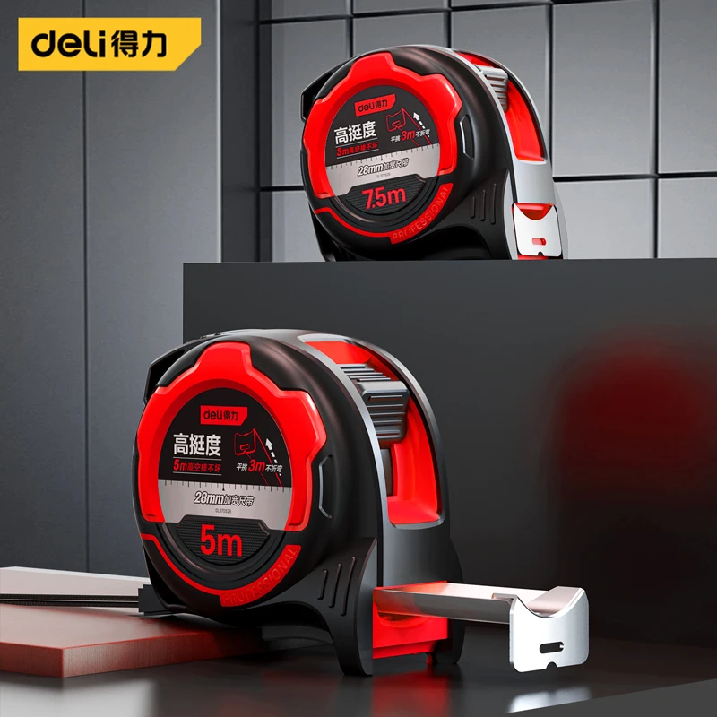 デリ 5/7.5 メートル厚みのある炭素鋼巻尺高真直度多機能 - Tape Dispenser Weighted のレビューと価格
