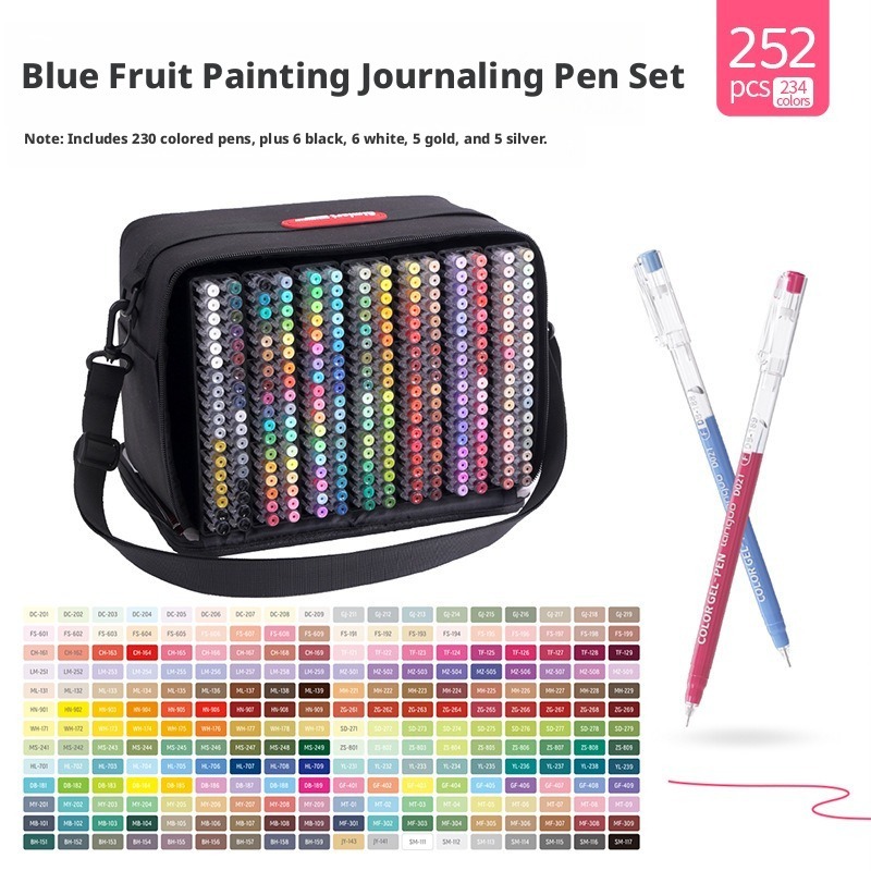 252本入り 234色 ファインチップ ジェルペイントペンセ - Correction Pen Fine のレビューと価格