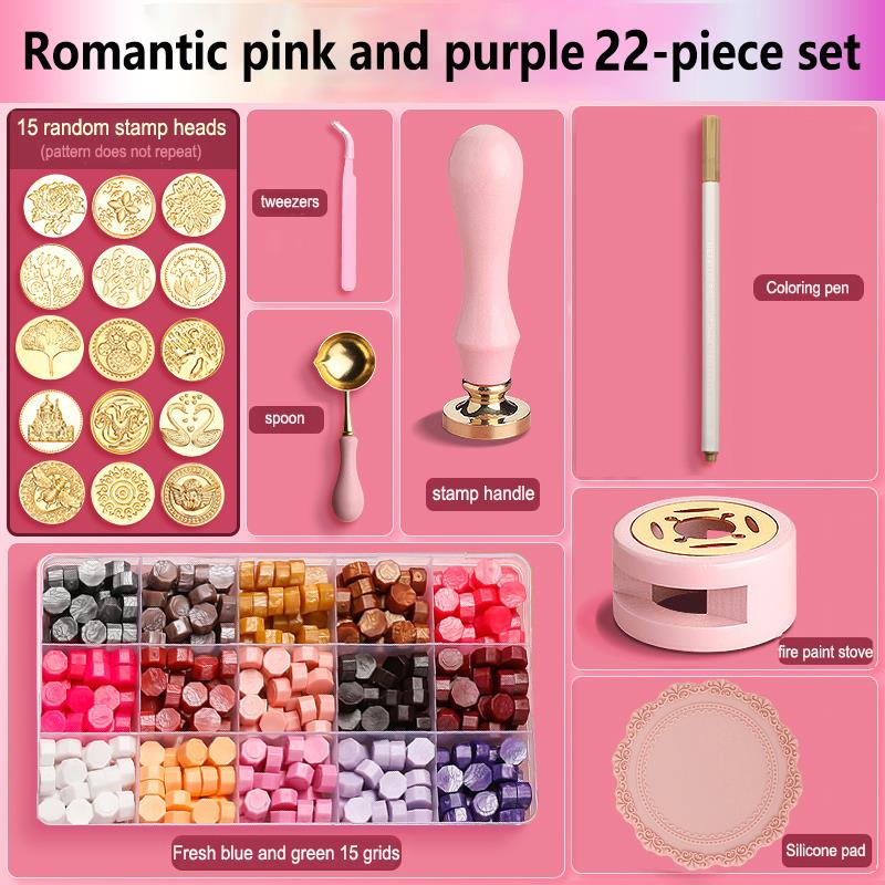 ワックスシールスタンプセット 漆塗りスタンプ シーリングワッ - Wax Seal Stamp Set のレビューと価格