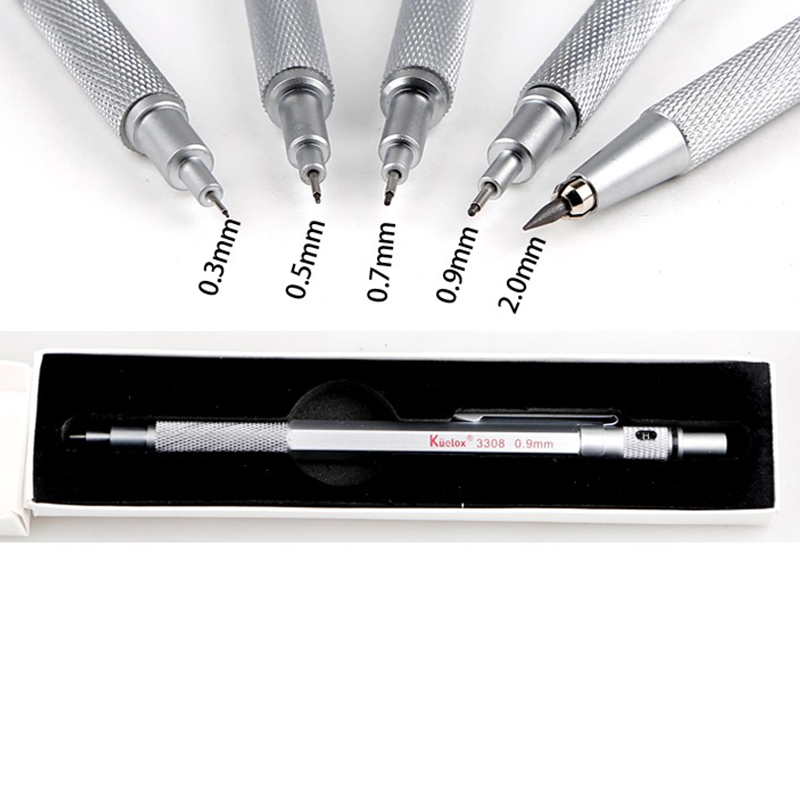 1 個 KUELOX フルメタルシャープペンシル 0.3/0 - Mechanical Pencil 0.3 のレビューと価格