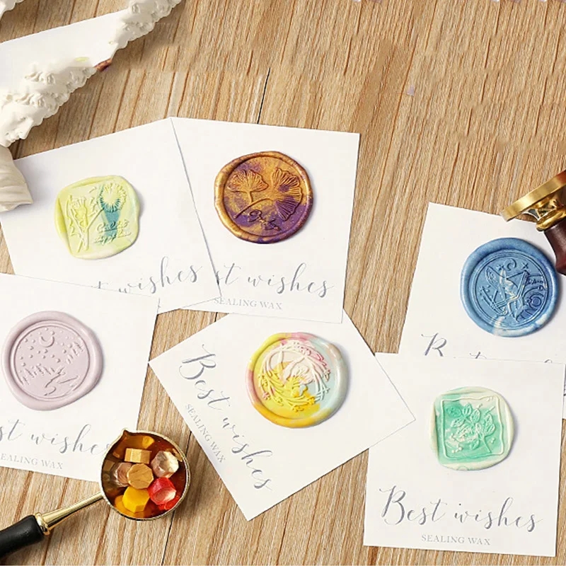 100個入り ヴィンテージワックスシール スタンプ用 レトロ - Wax Seal Stamp Set のレビューと価格