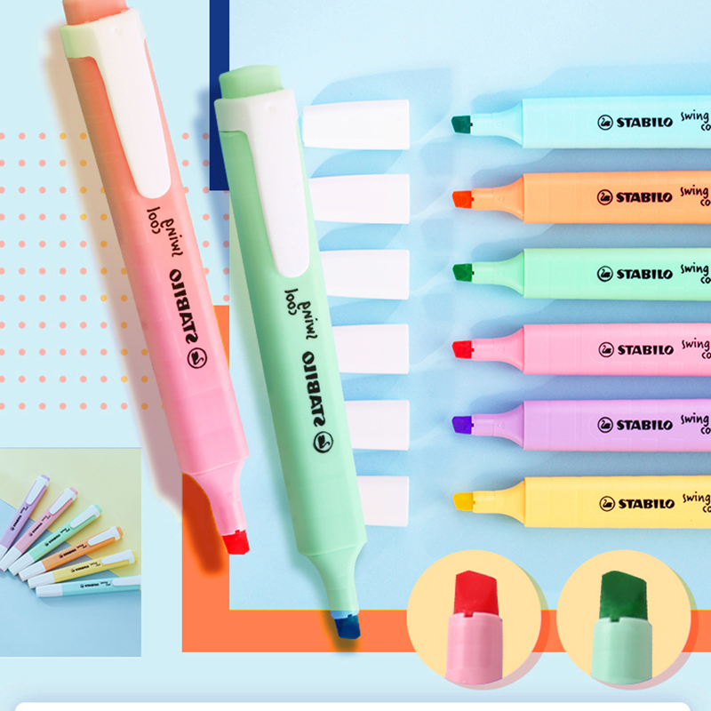 スタビロスイングクール蛍光ペンペンマーク1-4mmパステルカ - Stabilo Marker Swing Cool のレビューと価格