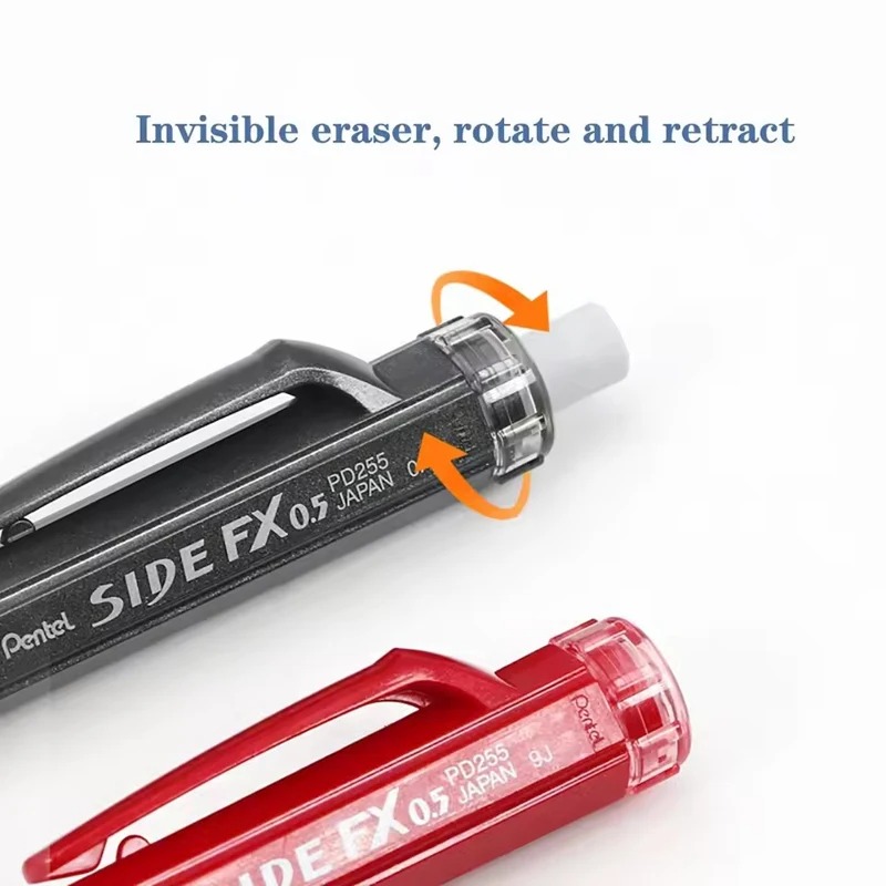 ぺんてる サイドプッシュシャープペンシル コンフォートグリッ - Pentel Pen Energel のレビューと価格