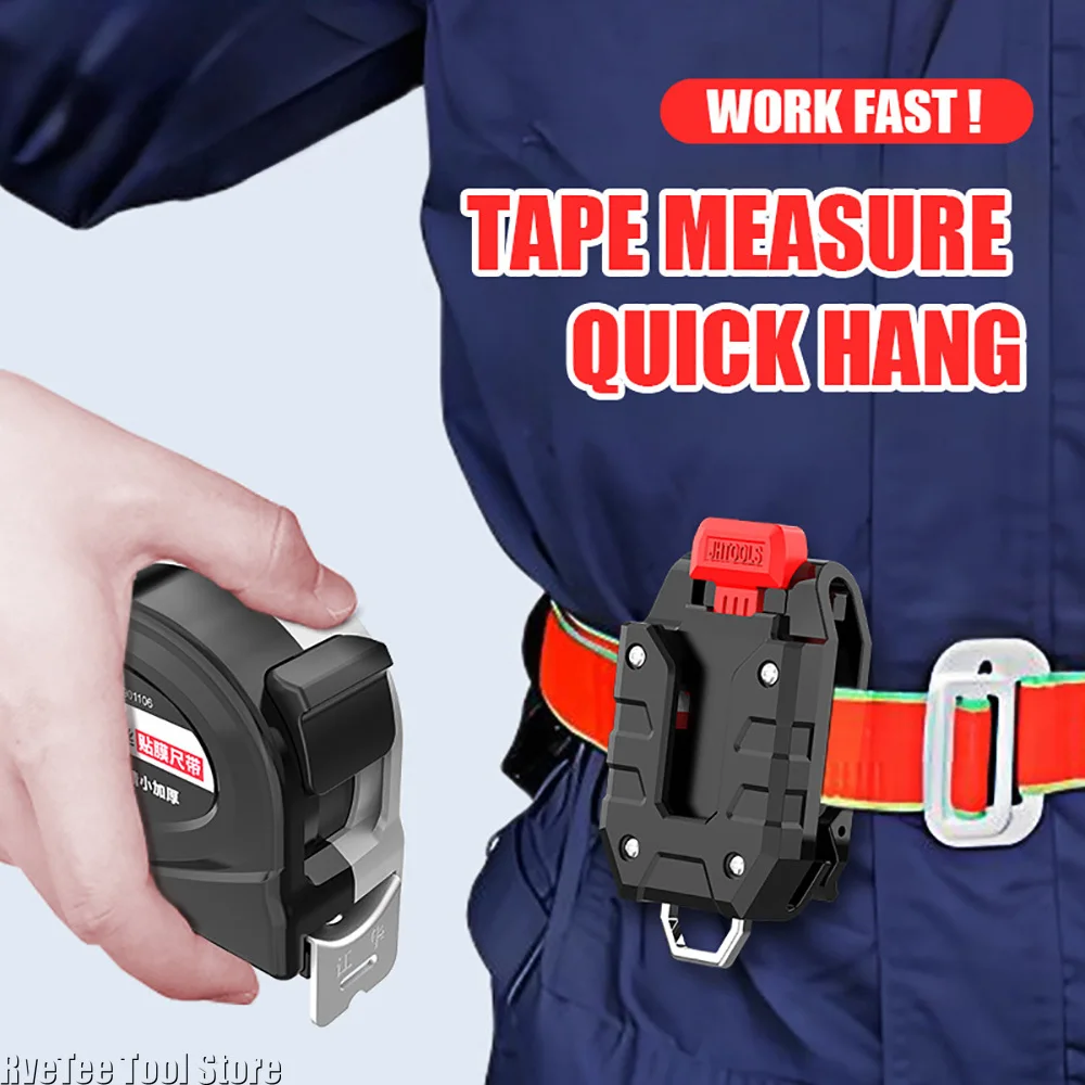 新しいユニバーサル巻尺クイックハンギングベルトクリップタジマ - Tape Dispenser Weighted のレビューと価格