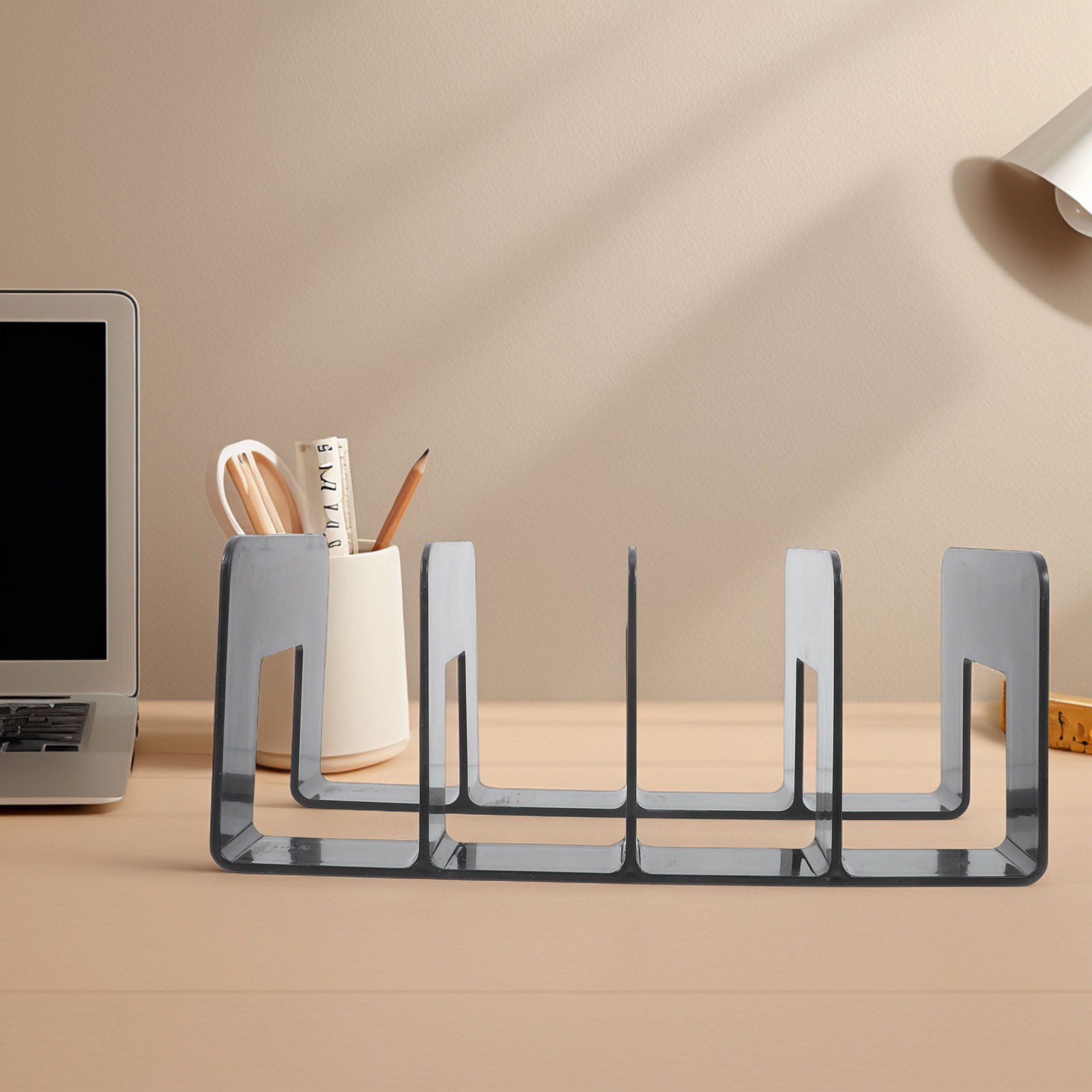 多層式デスクトップブックオーガナイザー、オフィス、家庭、図書 - Magazine Holder Rack のレビューと価格