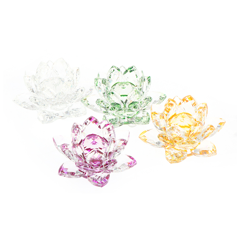 クォーツクリスタルの蓮の花,60mm,文鎮,風水装飾品,家, - Paper Weight Crystal のレビューと価格