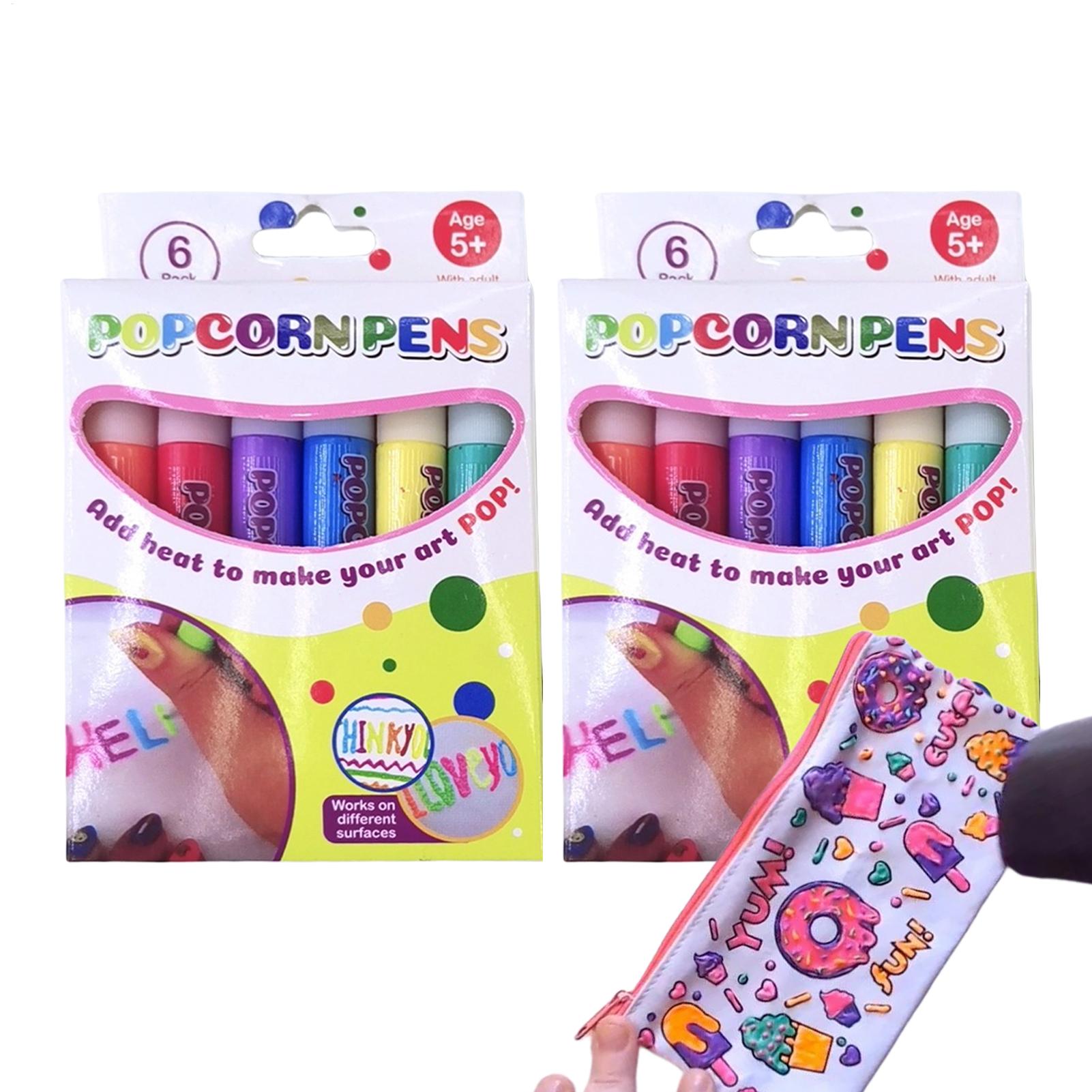2セットDIYバブルポップコーン描画ペンマジカルパフィーペン - Copic Marker Sketch のレビューと価格