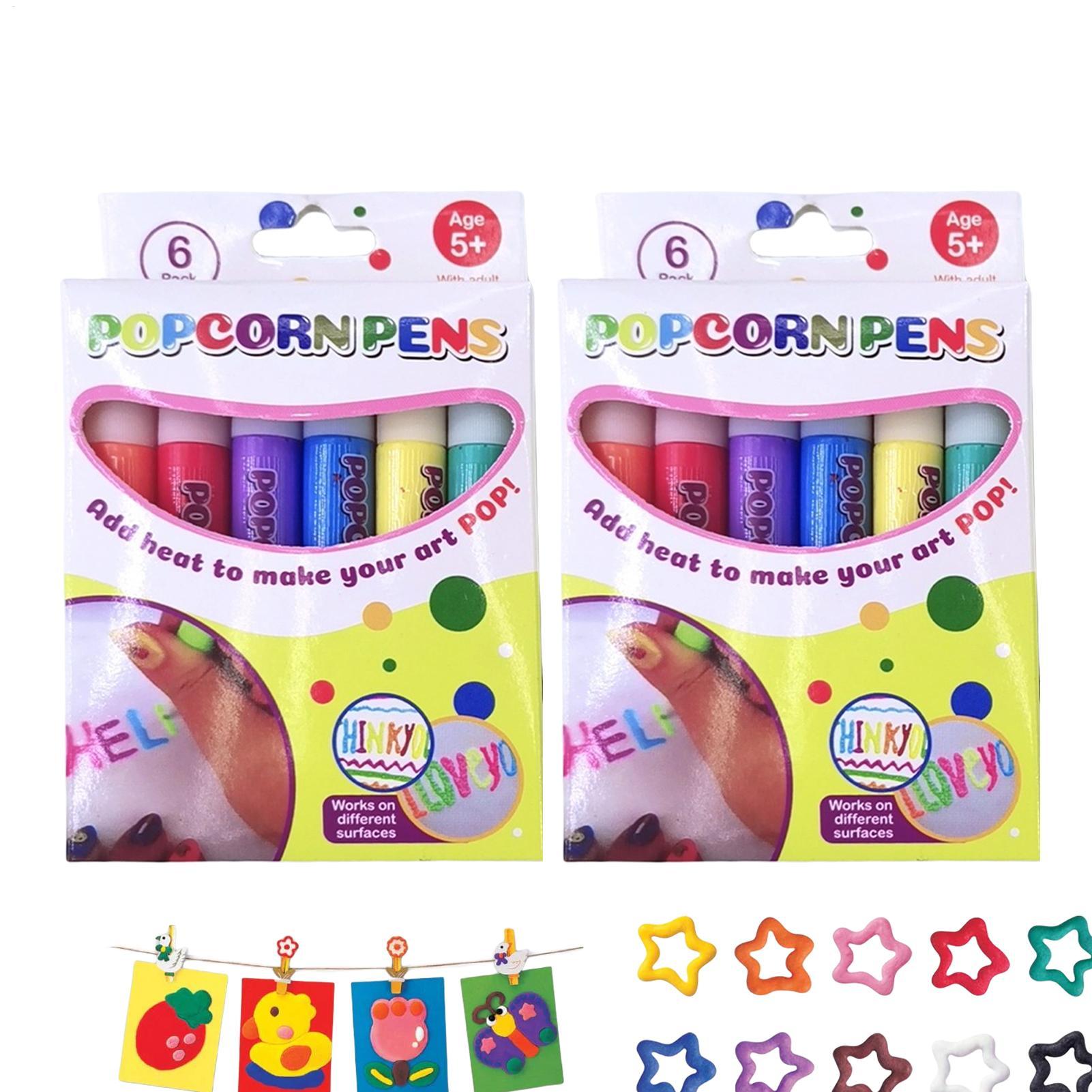 2セットDIYバブルポップコーン描画ペンマジカルパフィーペン - Copic Marker Sketch のレビューと価格
