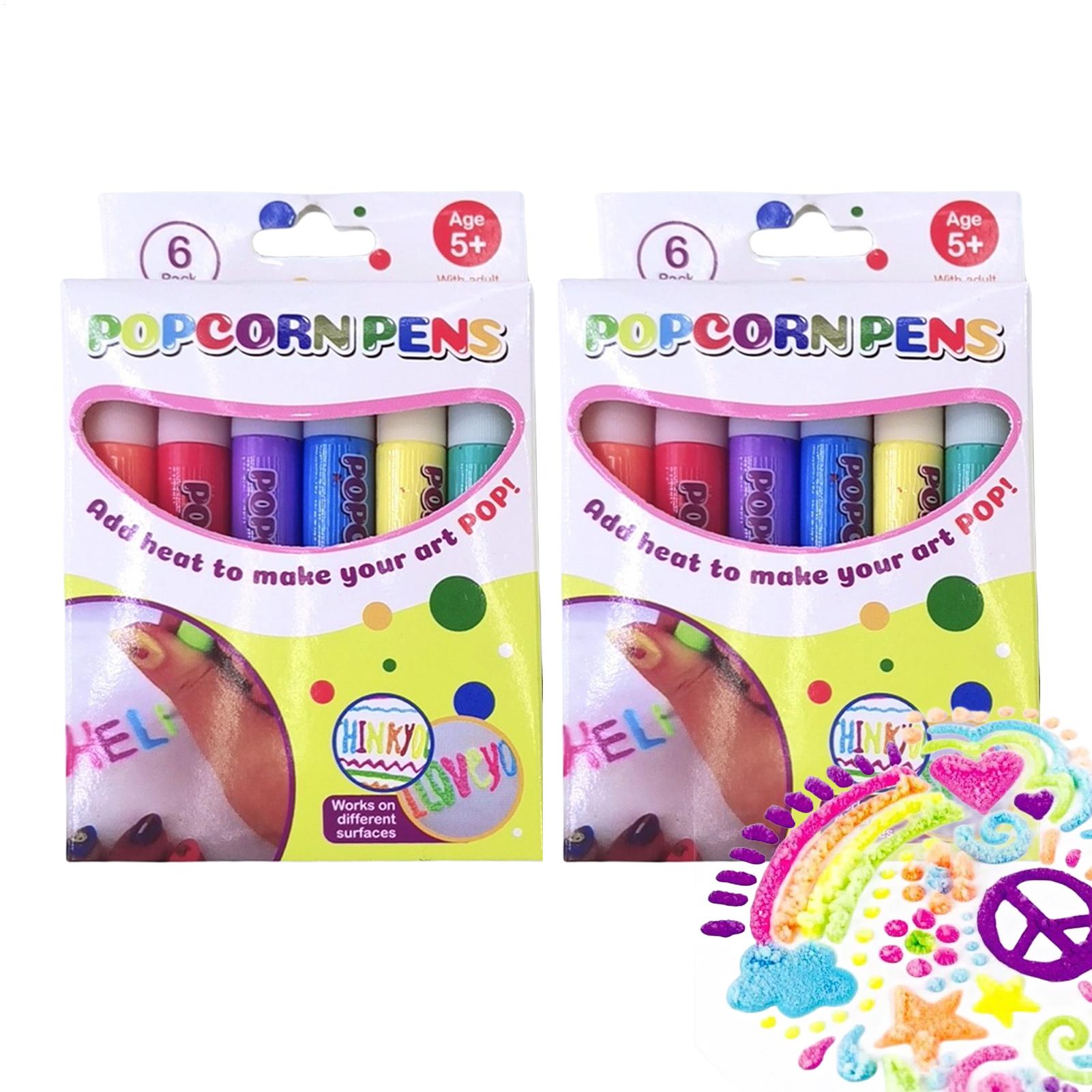 2セットDIYバブルポップコーン描画ペンマジカルパフィーペン - Copic Marker Sketch のレビューと価格