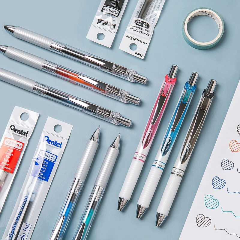 日本限定クリア版ぺんてる BLN75TL エナージェル In - Pentel Pen Energel のレビューと価格